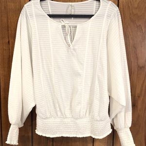 White Anthropologie Blouse